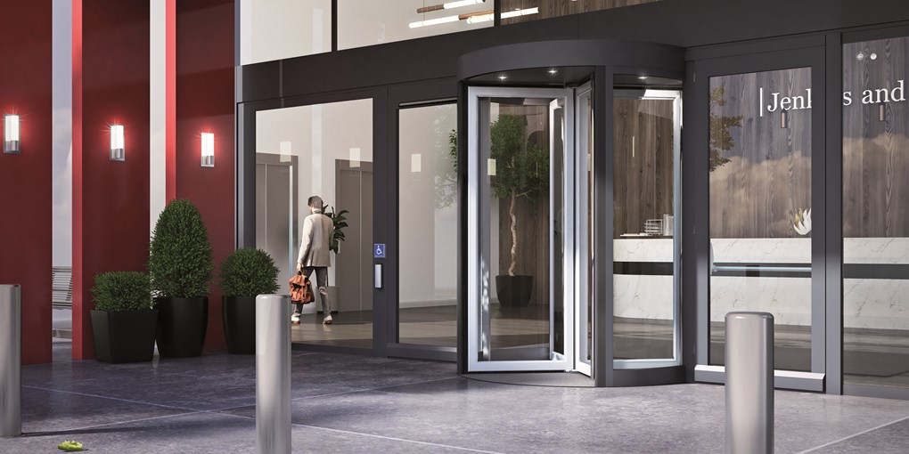 Power Assist revolving door